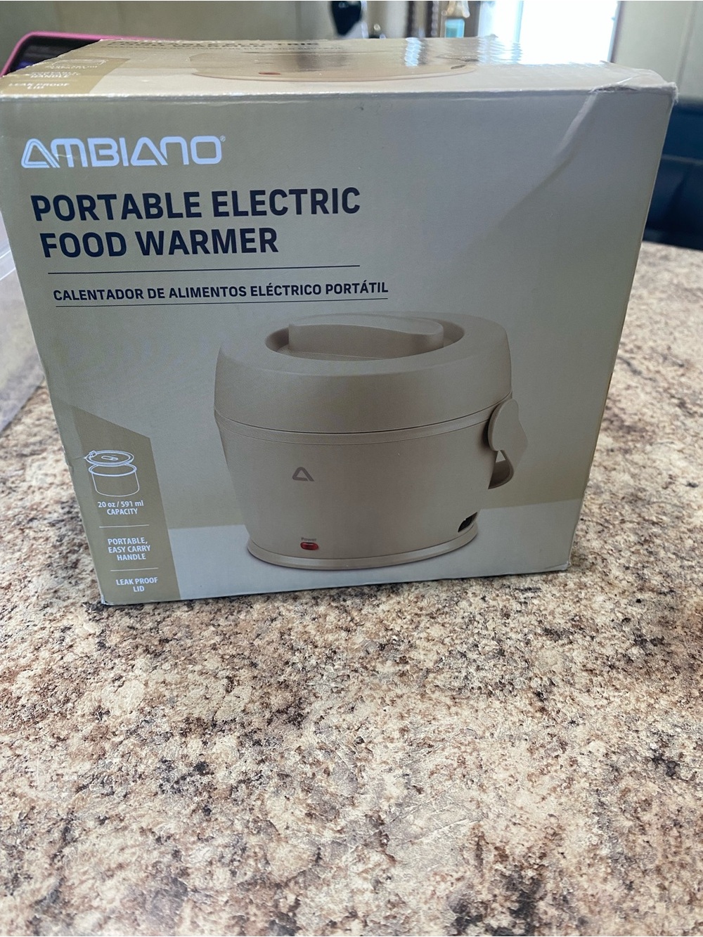 Portable Electric Food Warmer in Beige